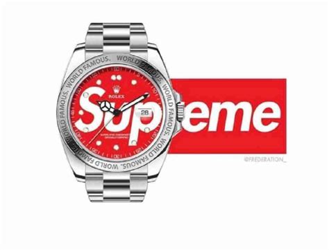 supreme rolex shirt|supreme x Rolex collab.